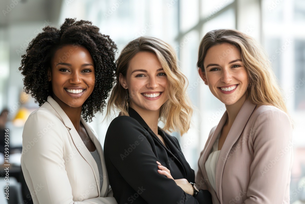 Women in leadership roles promoting positive change. Women in leadership roles promoting positive change.