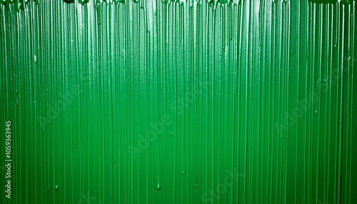 green painted fence background