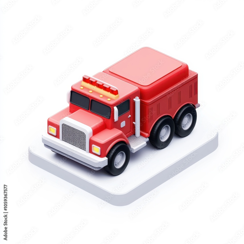 Vibrant Red Dump Truck - A Playful and Powerful Construction Toy Vibrant Red Dump Truck - A Playful and Powerful Construction Toy