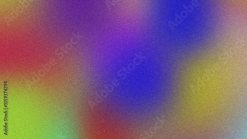 Modern Gradient Poster with Grainy Noise and Bold Colors, Artistic Poster with Smooth Gradient and Unique Grainy Texture