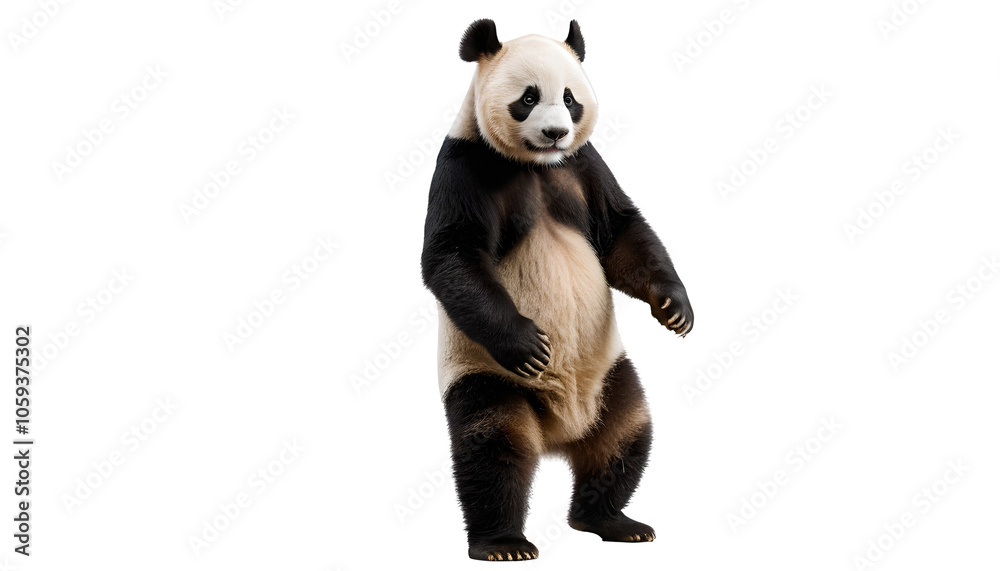 panda standing png, giant panda isolated on transparent background panda standing png, giant panda isolated on transparent background