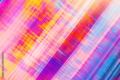 Bright abstract diagonal lines in vibrant colors