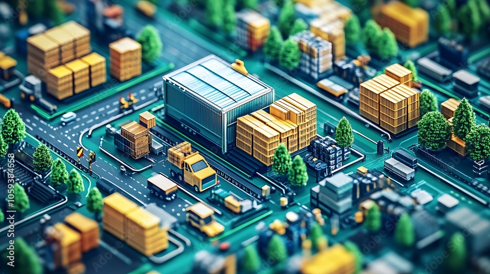 Streamlined logistics hub utilizing advanced tools for efficient delivery management Streamlined logistics hub utilizing advanced tools for efficient delivery management