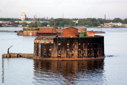 Kronstadt Russia 05 25 2022 . port city on the coast of the Gulf of Finland. photo