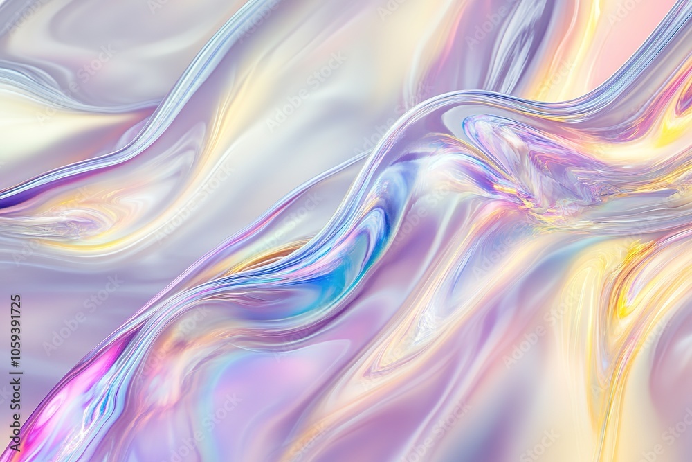Abstract fluid art with swirling pastel colors Abstract fluid art with swirling pastel colors