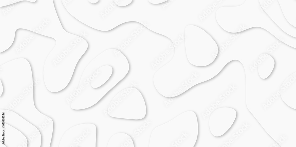 Abstract White paper cut background with lines. white line drawing geometric paper art design. 3d papercut decoration textured with wavy layers. 3d realistic design used for banner, posters. line maps Abstract White paper cut background with lines. white line drawing geometric paper art design. 3d papercut decoration textured with wavy layers. 3d realistic design used for banner, posters. line maps