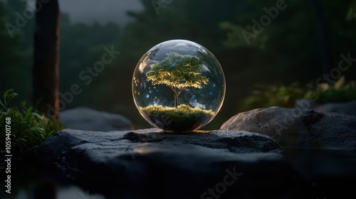 Encased Forest in a Sphere