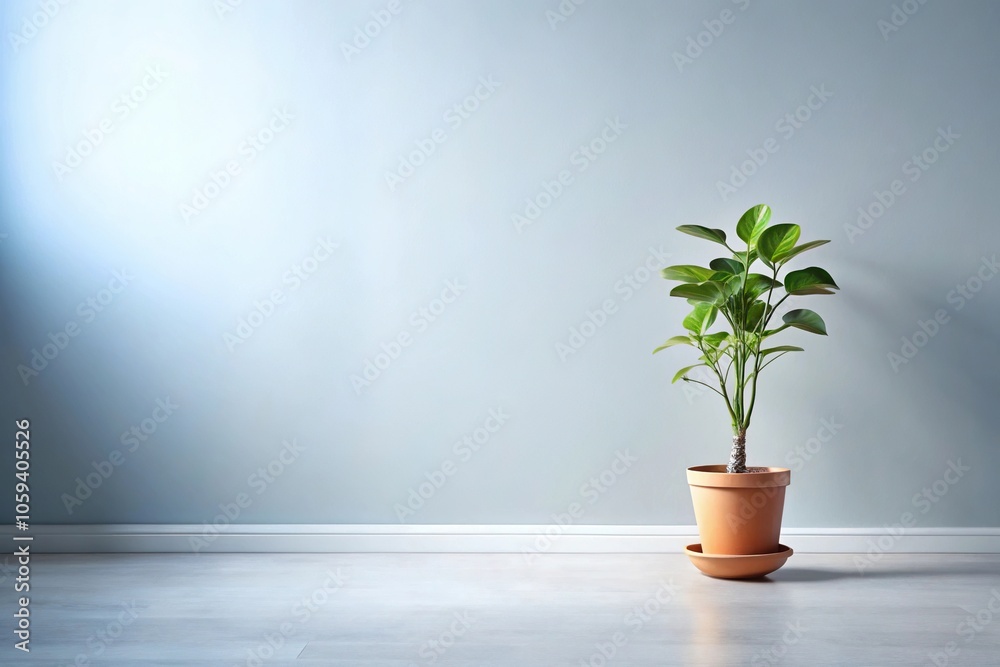 A serene and tranquil atmosphere created by a single statement piece plant, nature photography, plant life A serene and tranquil atmosphere created by a single statement piece plant, nature photography, plant life
