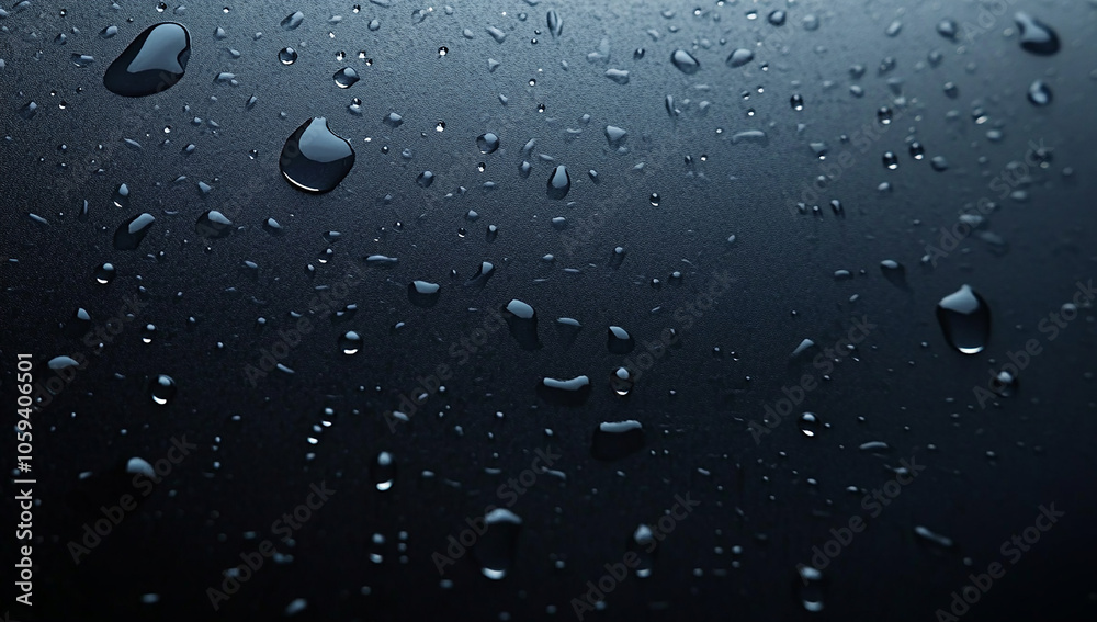 Dark background with raindrops Dark background with raindrops