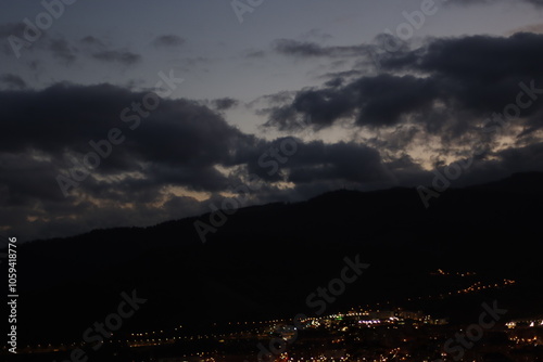 Evening in the outskirts of Bilbao