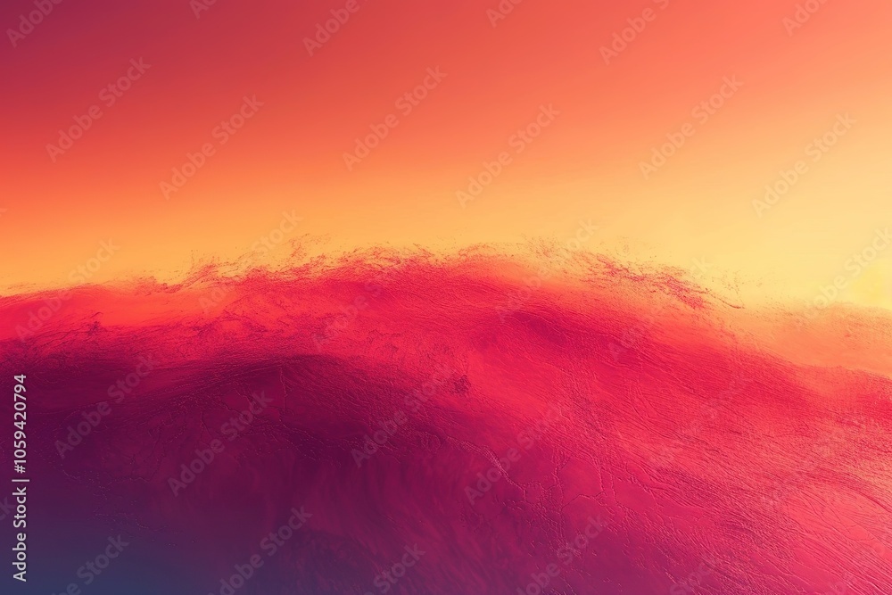 A red and orange background with a wave of pink and red A red and orange background with a wave of pink and red