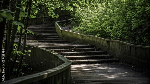 Steps Leading to Strid Wood: A Serene Journey Through Nature's Beauty