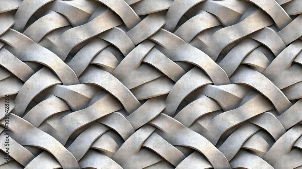 Fototapeta premium Seamless abstract pattern featuring textured wall design with ample copy space for text usage