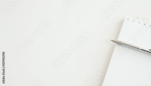 notebook and pen
