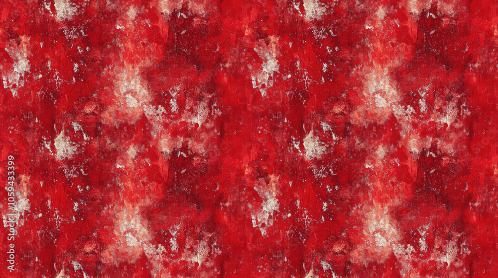 Seamless pattern of abstract red paint grunge texture perfect for backgrounds and artistic designs