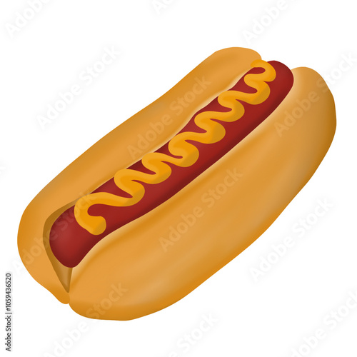 hot dog illustration