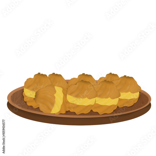 slice of bread on plate
