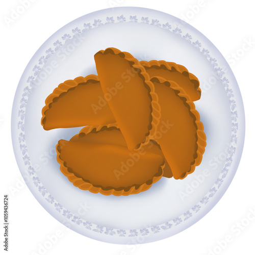 cookies on white plate