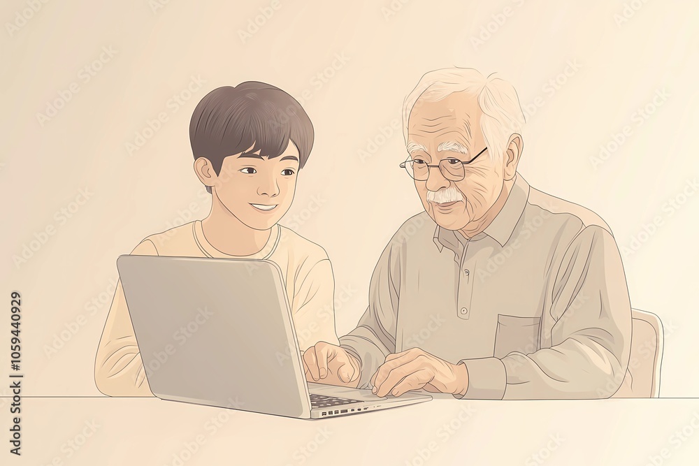 Elderly people using laptops, focused on technology and online communication, symbolizing digital literacy and connectivity in modern society, learning new skills together
Seniors working on laptops, Elderly people using laptops, focused on technology and online communication, symbolizing digital literacy and connectivity in modern society, learning new skills together
Seniors working on laptops,