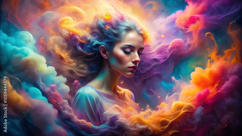 Surreal Portrait of a Person Emerging from Smoke – Ethereal, Dreamlike, Mystical, Abstract Imagery of Smoke, Fantasy, Enigmatic, Portrait, Surrealism, Atmospheric, Otherworldly Illusions Surreal Portrait of a Person Emerging from Smoke – Ethereal, Dreamlike, Mystical, Abstract Imagery of Smoke, Fantasy, Enigmatic, Portrait, Surrealism, Atmospheric, Otherworldly Illusions