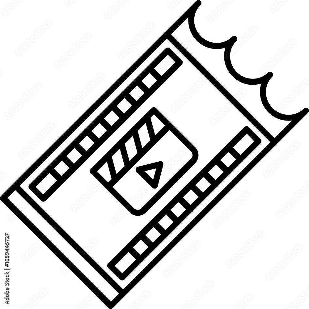 Movie ticket Icon