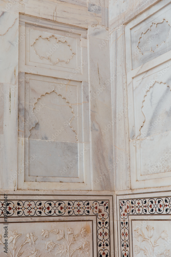 Details at the Taj mahal Details at the Taj mahal