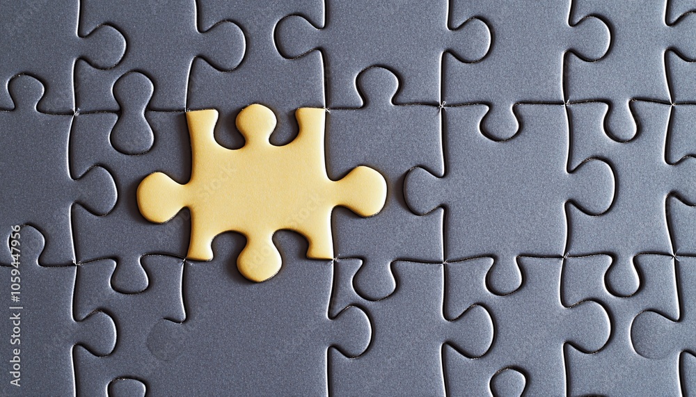 A jigsaw puzzle with one piece missing represents the pursuit of wholeness in life. Embracing a financial mindset is essential for completing the picture of personal and financial success. A jigsaw puzzle with one piece missing represents the pursuit of wholeness in life. Embracing a financial mindset is essential for completing the picture of personal and financial success.