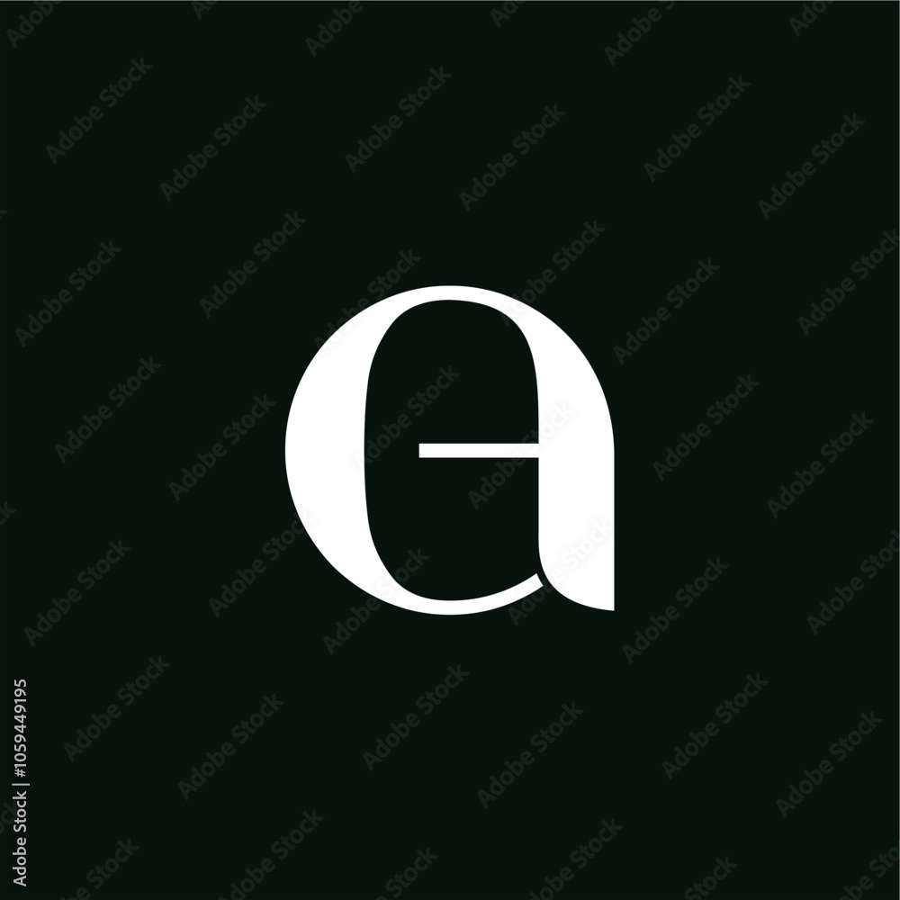Abstract letter AE logo design business name ideas icon vector editable 