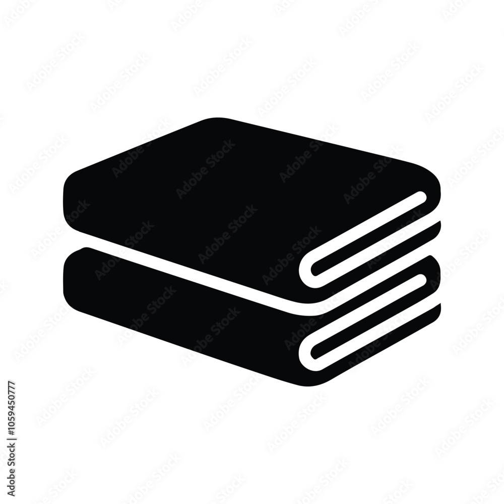 Cloth Pile Icon. Folded cloth. Napkin Vector Icon. Vector illustration. Customizable thin line illustration. Editable stroke. Cloth Pile Icon. Folded cloth. Napkin Vector Icon. Vector illustration. Customizable thin line illustration. Editable stroke.