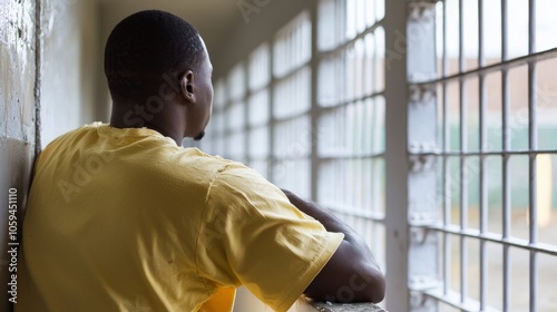 A prisoner participating in a rehabilitation program, highlighting efforts to reduce recidivism photo