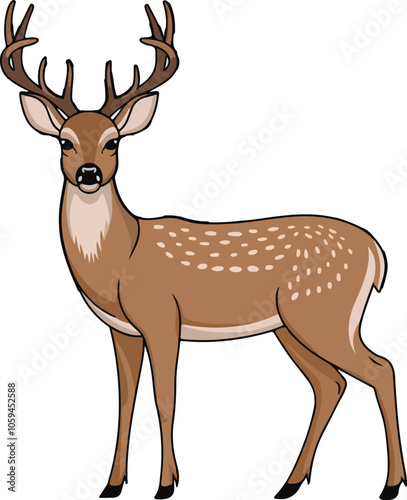 A cartoon picture set of animal clip art bundles 