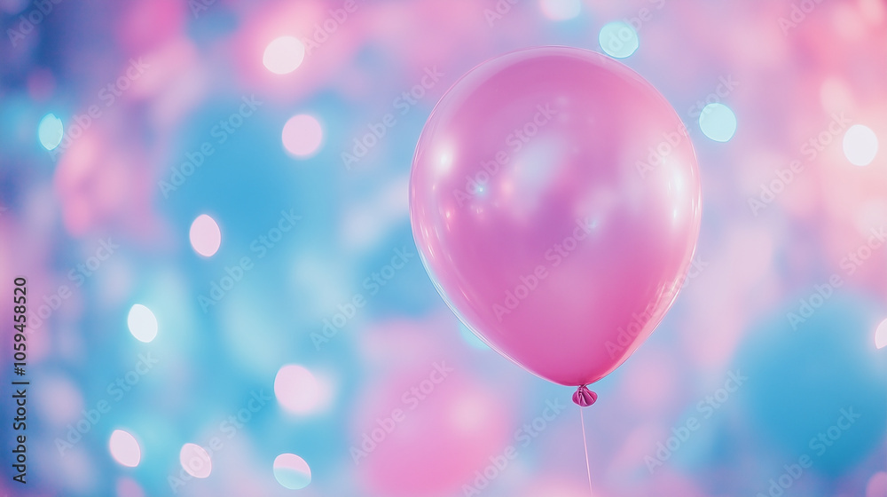pink balloon. birthday concept, celebration pink balloon. birthday concept, celebration