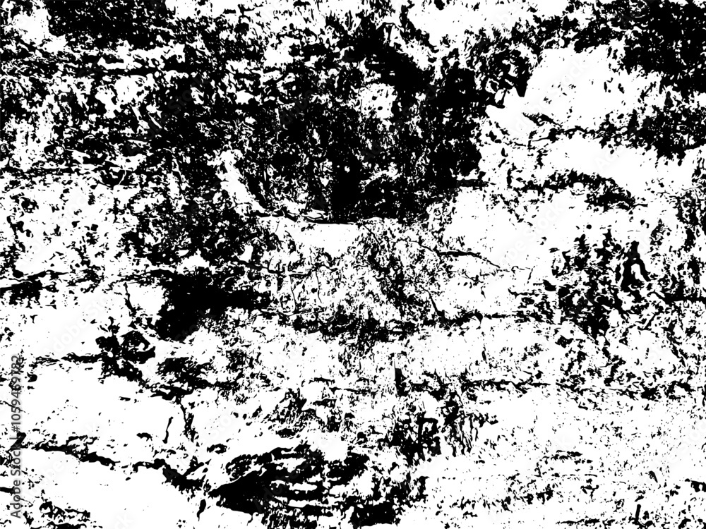 Naklejka premium Grunge background of black and white. Abstract illustration texture