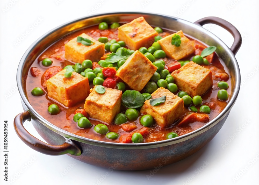 Vibrant Indian Mattar Paneer Dish on Transparent Background, Perfect for Culinary and Food Photography, Showcasing Rich Colors and Textures of Authentic Indian Cuisine Vibrant Indian Mattar Paneer Dish on Transparent Background, Perfect for Culinary and Food Photography, Showcasing Rich Colors and Textures of Authentic Indian Cuisine