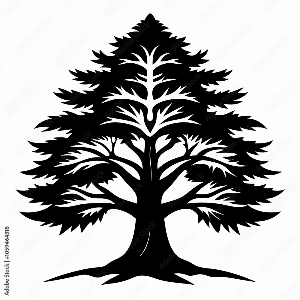 Obraz premium silhouette of a tree