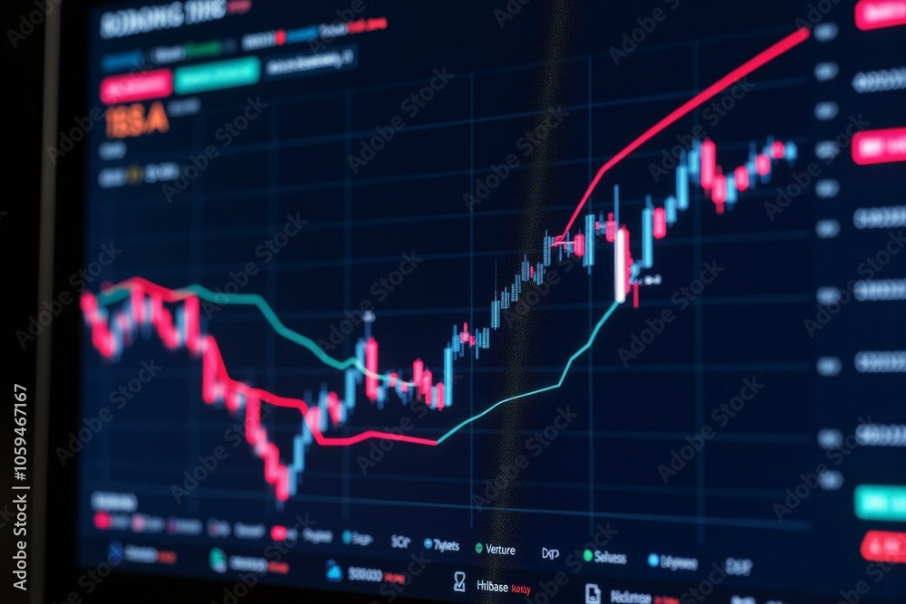 Advanced Stock Market Analysis Graph Displaying Dynamic Trends and Price Fluctuations Enhancing Investment Decisions Advanced Stock Market Analysis Graph Displaying Dynamic Trends and Price Fluctuations Enhancing Investment Decisions