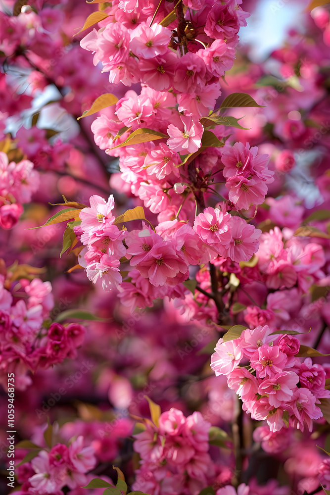Breathtaking Focus on Kwanza Cherry Tree in Full Bloom- A Testament of Proper Tree Care