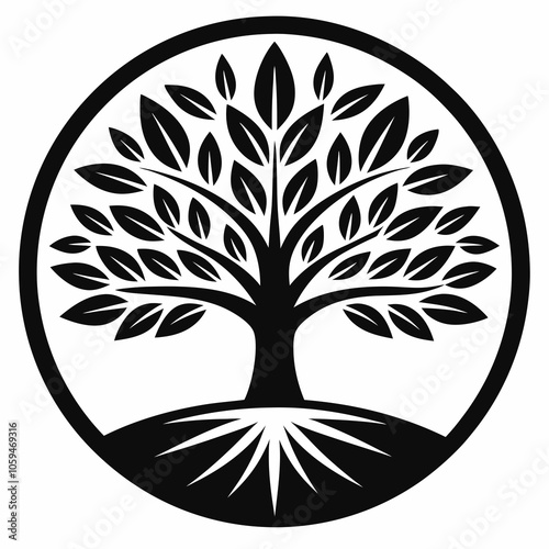 Black hemp leaf isolated on a white background. Silhouette of cannabis. Vector illustration