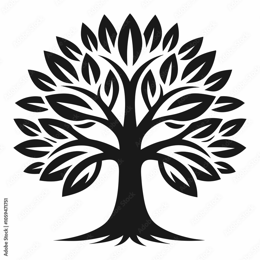 tree with roots linden tree black and white vector tree with roots linden tree black and white vector
