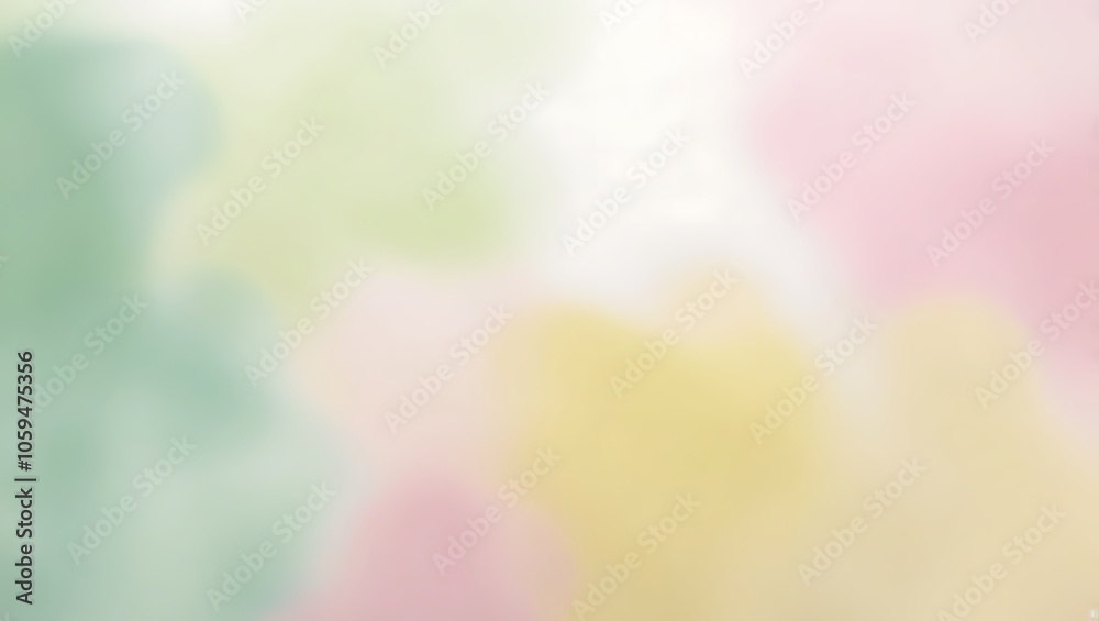 Obraz premium Abstract pastel blurry gradient background. Generative Ai.