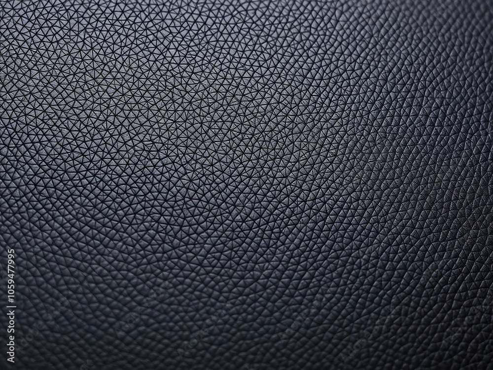Texture of smooth leather in a simple background, black, texture