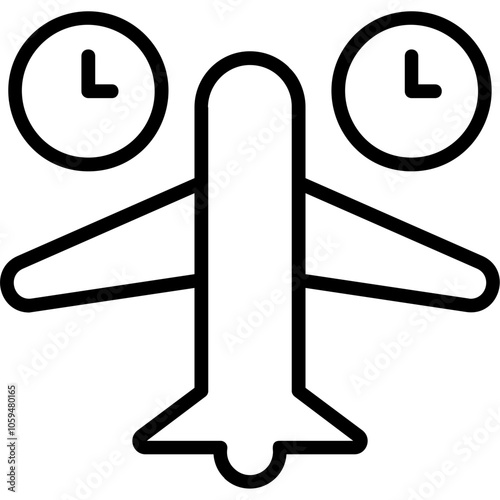 Jet Lag Icon