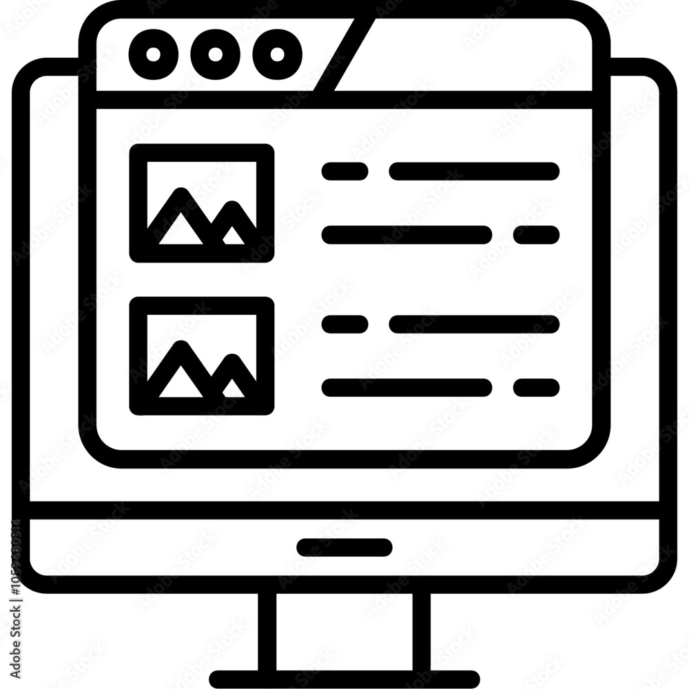 Landing Page Icon Landing Page Icon
