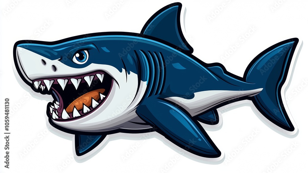 Fierce Shark Graphic for Dynamic Designs Fierce Shark Graphic for Dynamic Designs