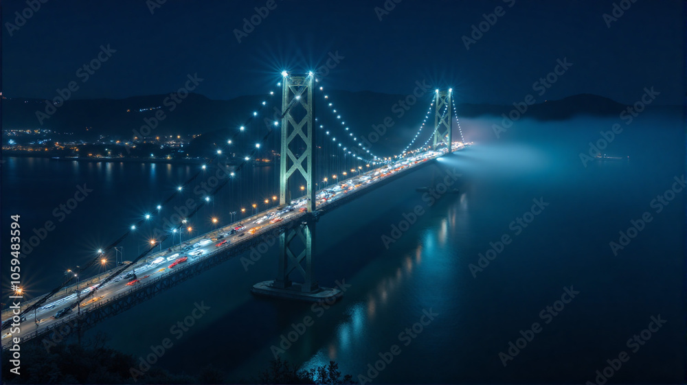 Obraz premium bridge at night