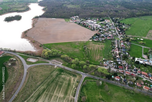 Wermsdorf mit Horstsee 2024 photo