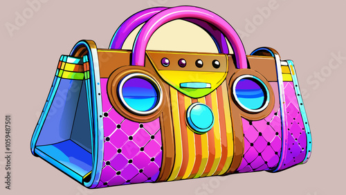 new Celine handbag, futuristic concept, neutral background, coo