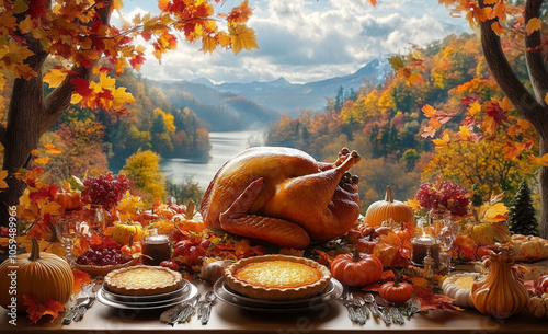 Rich food, warm tones, Happy Thanksgiving! 