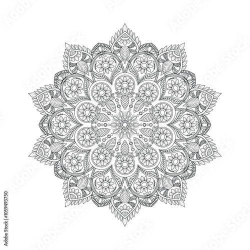   complex floral mandalas,  cosmic art meditations, minimalist sacred geometry, ornate line mandalas, 