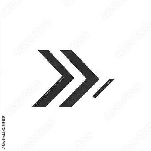 Black and White Double Arrow Icon on White Background Free Download Black and White Double Arrow Icon on White Background - GFXLoad